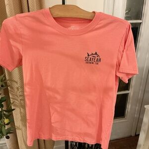 Southern Tide SeaYeah Pink Tee